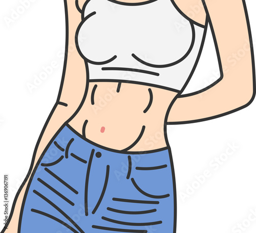 Woman Achieves Dream Body and Slim Waist