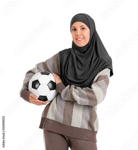 Young beautiful Muslim woma...