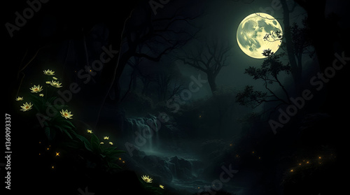halloween night background