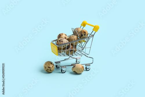 Shopping cart with fresh qu...