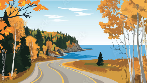 Scenic Byway 1  North Shore Drive Through Minnesota's Beauty .eps