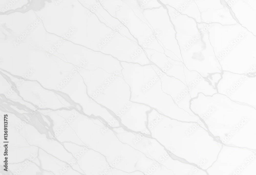 Elegant white marble with subtle gray veining, showcasing a luxurious natural stone texture, premium, veining Elegant white marble with subtle gray veining, showcasing a luxurious natural stone texture, premium, veining