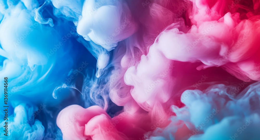 Fototapeta premium Ink drop in water background 