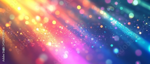 Abstract light prism background with vibrant flare effects, perfect for modern design and visual projects.