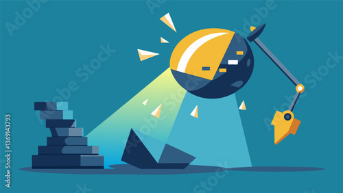 No matter how broken you feel hope has the power to heal.. Vector illustration