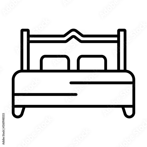 Double Bed Icon