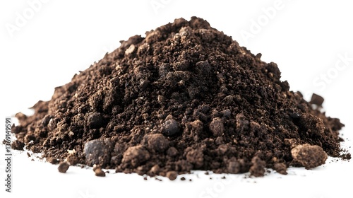 Wallpaper Mural Soil_and_dirt_pile_isolated_on_a_white_background_ Torontodigital.ca