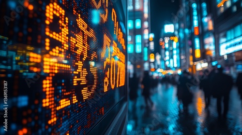Nikkei 225 Surpasses 40,000 Yen with Tokyo Scenery