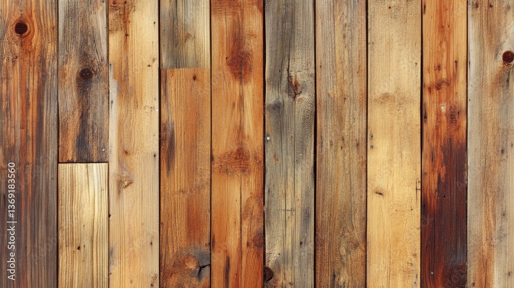 Naklejka premium Smooth Polished Warm Wooden Texture Background Elegance