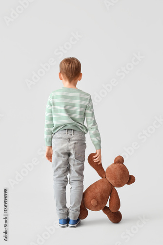 Little boy with autistic di...