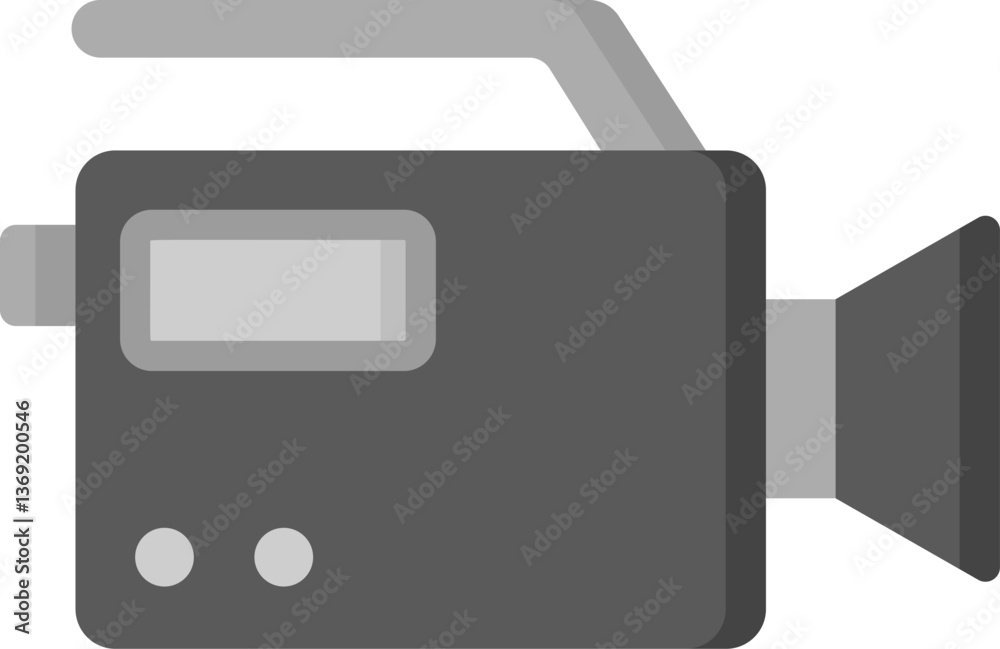 video camera (2) Illustration on a white background. video camera (2) Illustration on a white background.