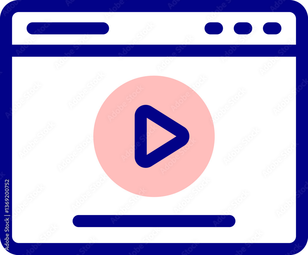 video player Illustration on a white background. video player Illustration on a white background.
