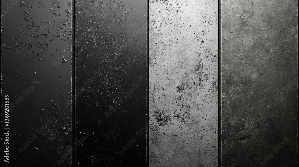 Obraz premium Grungy metal panel background featuring rust, scratches, and aged textures.