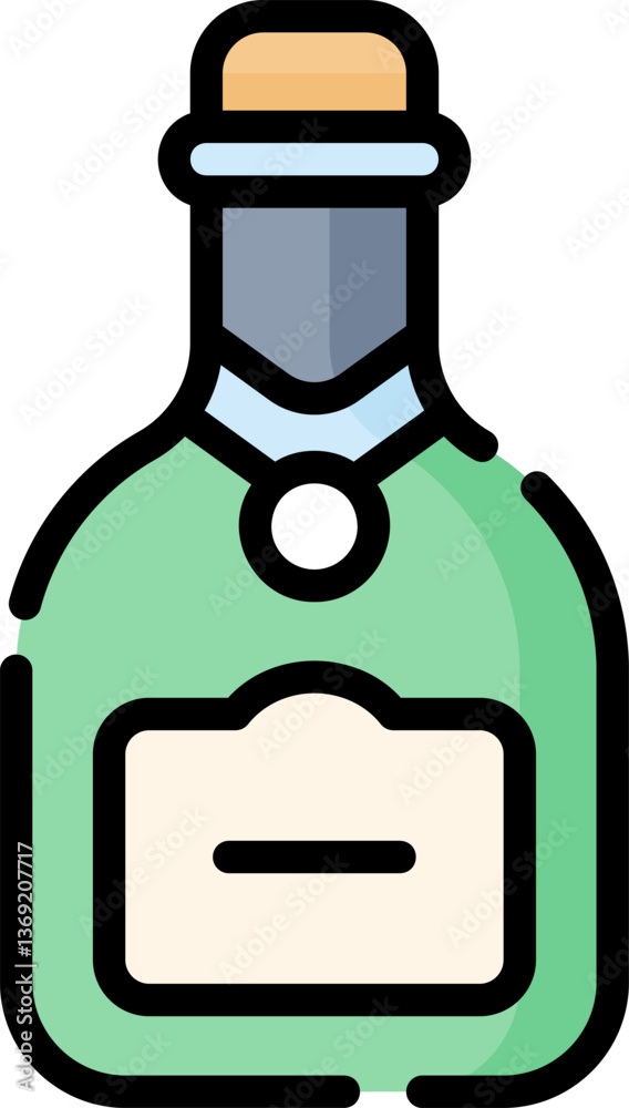 champagne Illustration on a white background. champagne Illustration on a white background.