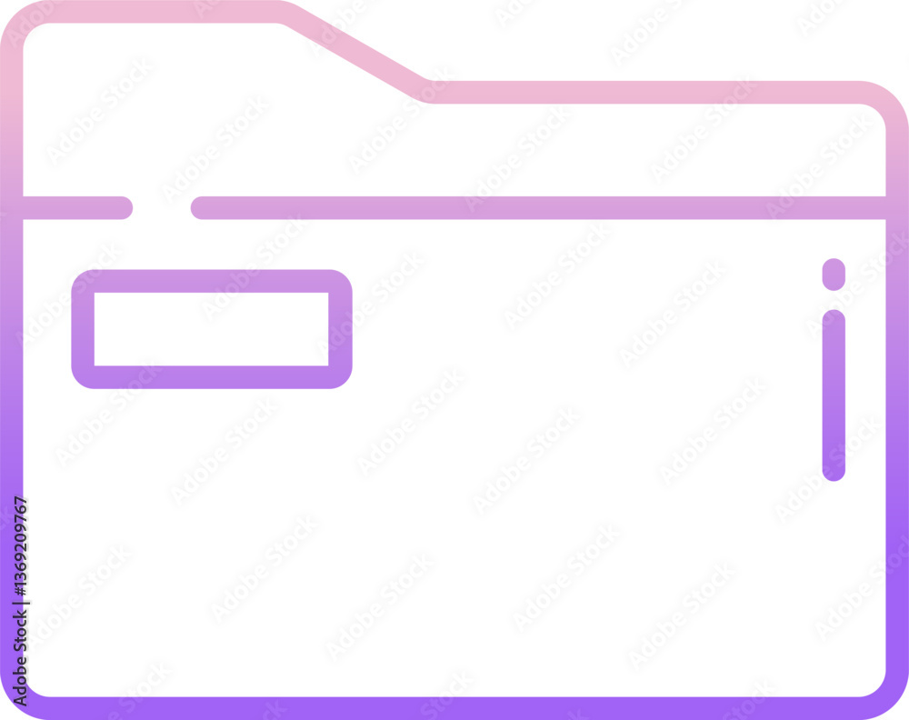 folder Illustration on a white background. folder Illustration on a white background.