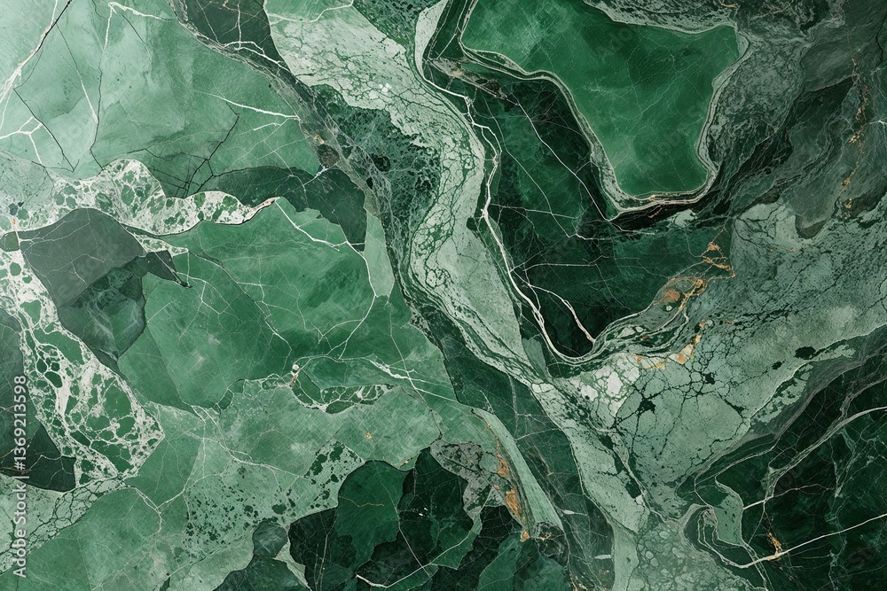 Fototapeta premium Abstract Green Marble Surface Background for Modern Architecture
