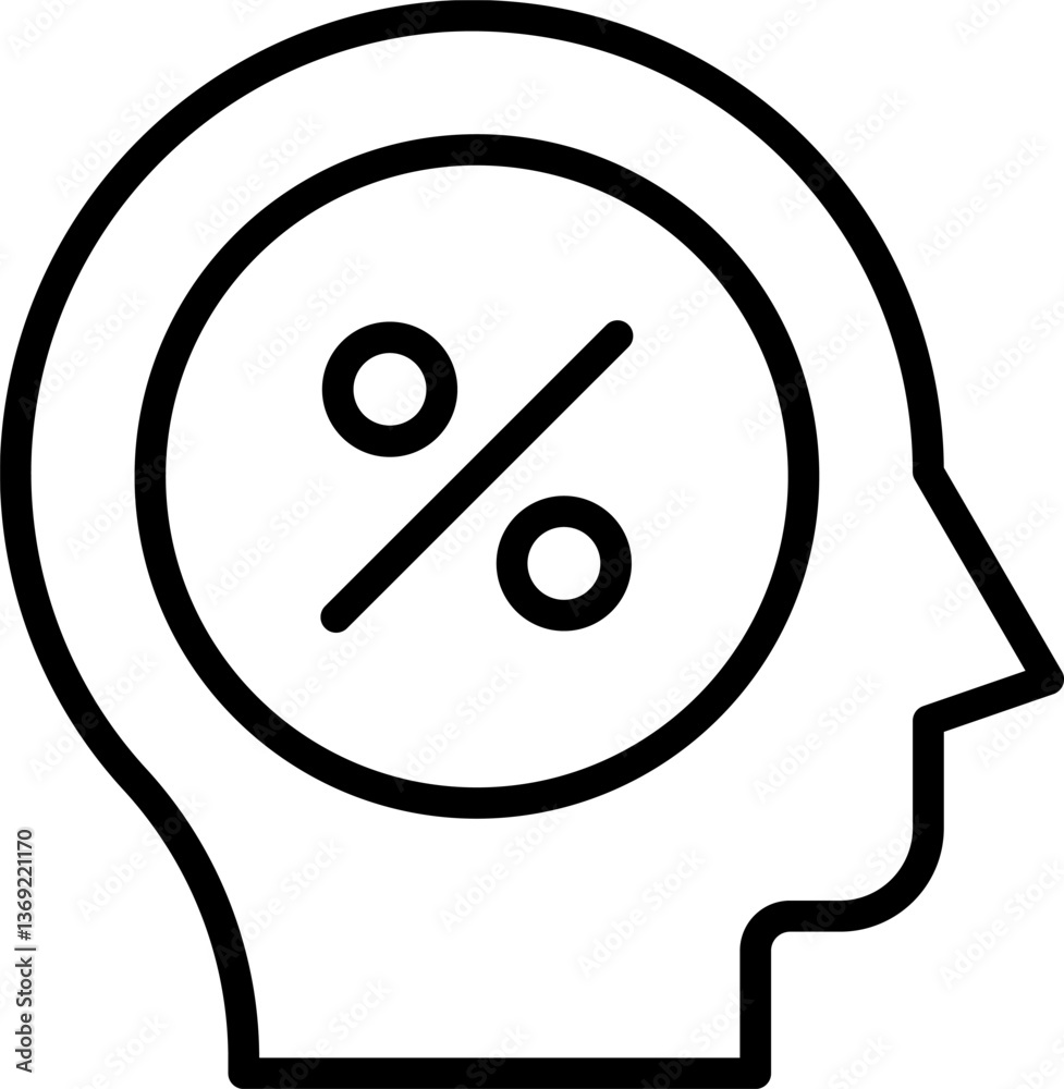 mind Illustration on a white background mind Illustration on a white background