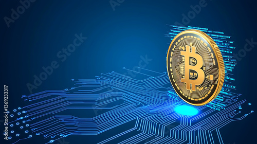 Exploring cryptocurrency trends digital finance landscape infographic virtual environment close-up blockchain innovation