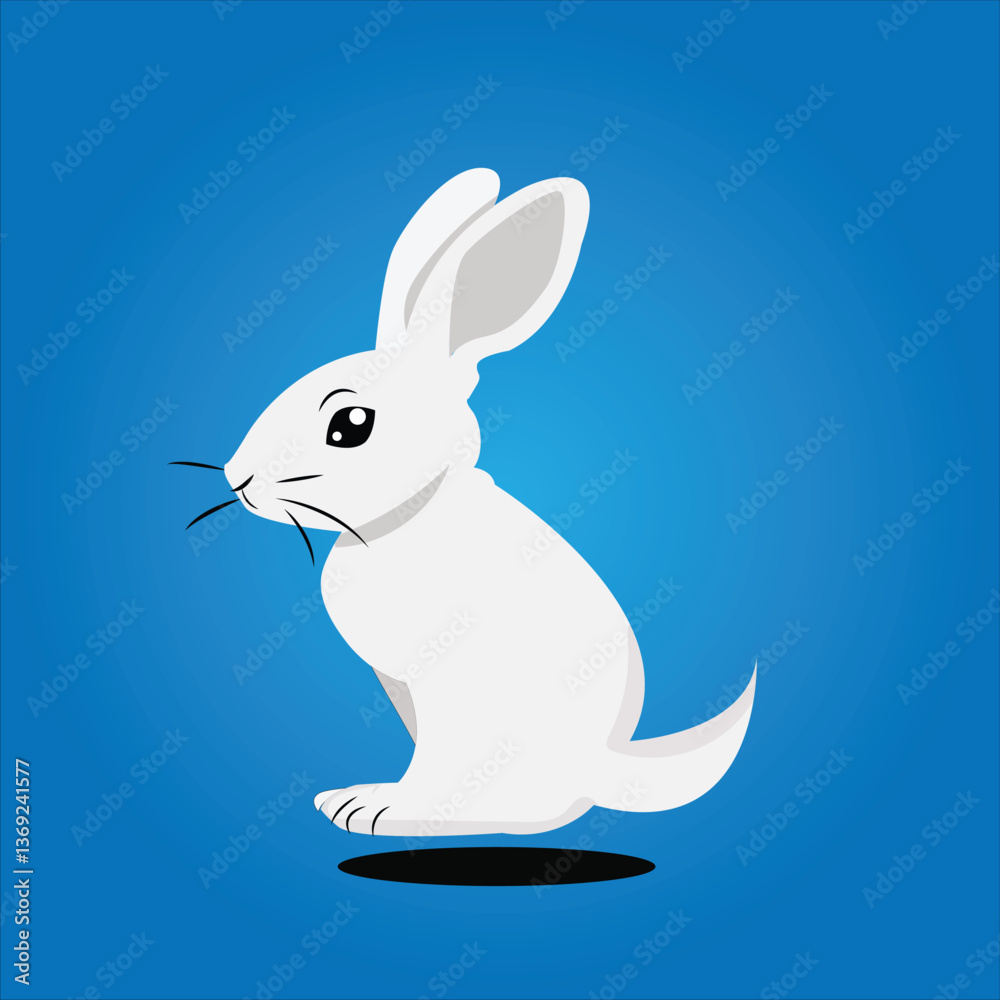 cute bunny white rabbit vector design clean and unique latest illustration cute bunny white rabbit vector design clean and unique latest illustration
