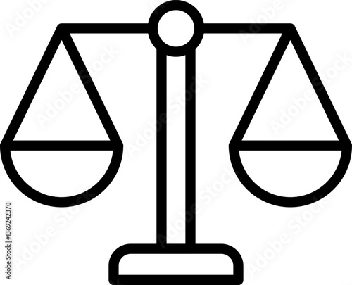 balance Illustration on a white background.