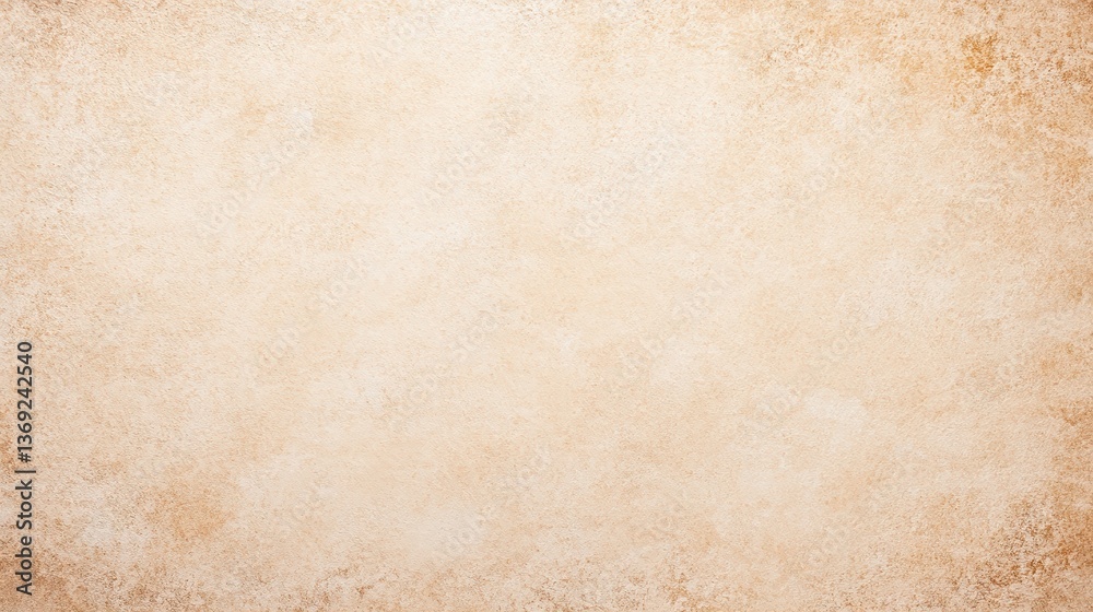 Fototapeta premium A textured, blank background with a warm, beige hue, creating a soft and subtle aesthetic ideal for various design applications.