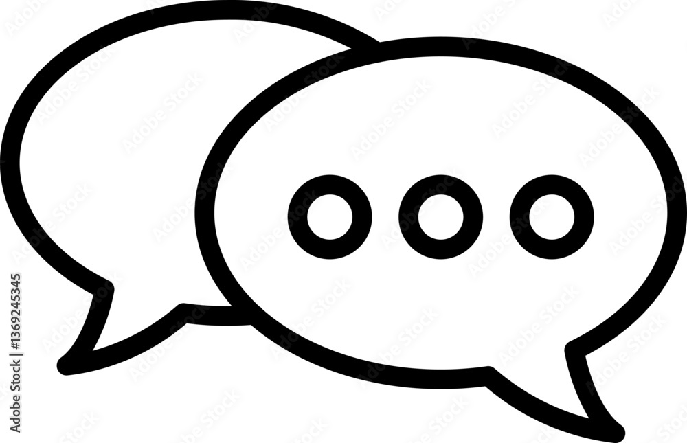 chatting Illustration on a white background. chatting Illustration on a white background.