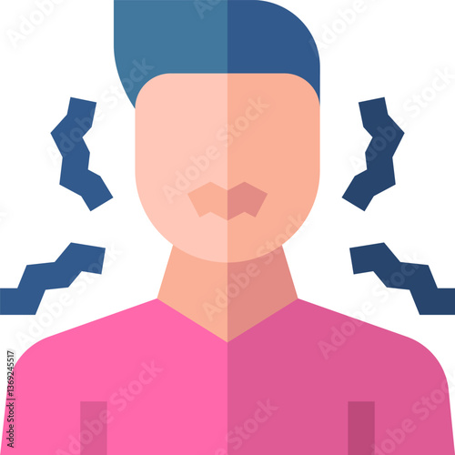 chills Illustration on a white background