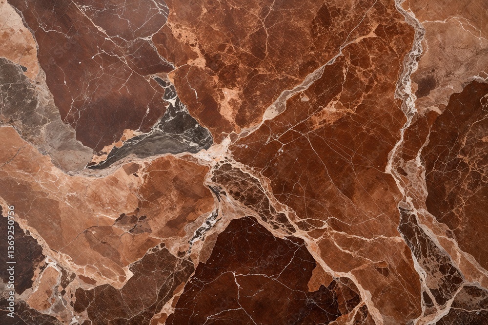 Fototapeta premium Rustic Brown Marble Texture Background Ideal for Cozy Traditional Interior Design