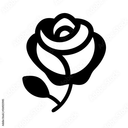 wedding rings and rose