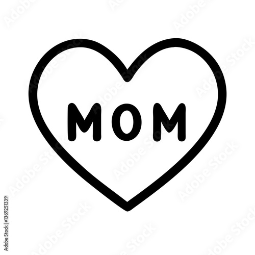 Mom mama mother's day icon clipart silhouette, icons, silhouette