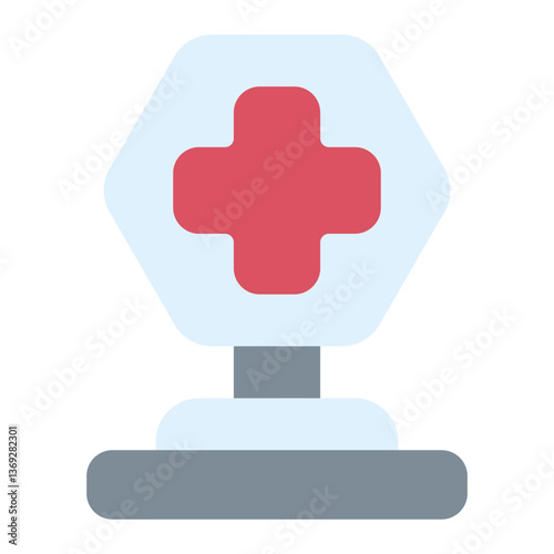 cross road flat icon