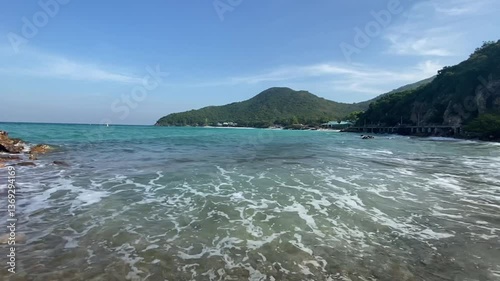 thailand beach, Beautiful sea, clear water at Koh Chang, Thailand