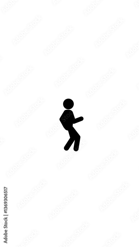 running man on white background, sticks stickman figure runs, fast run running man on white background, sticks stickman figure runs, fast run