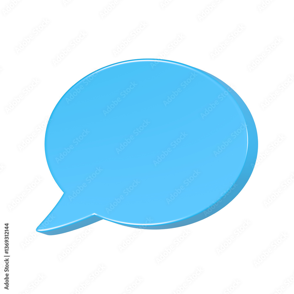 blank button 3d realistic speech bubble chat blank button 3d realistic speech bubble chat