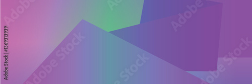 Abstract geometric shapes in soft, blended colors