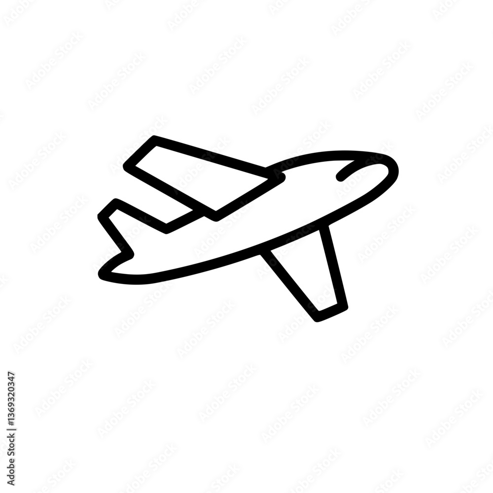 airplane icon vector illustration airplane icon vector illustration