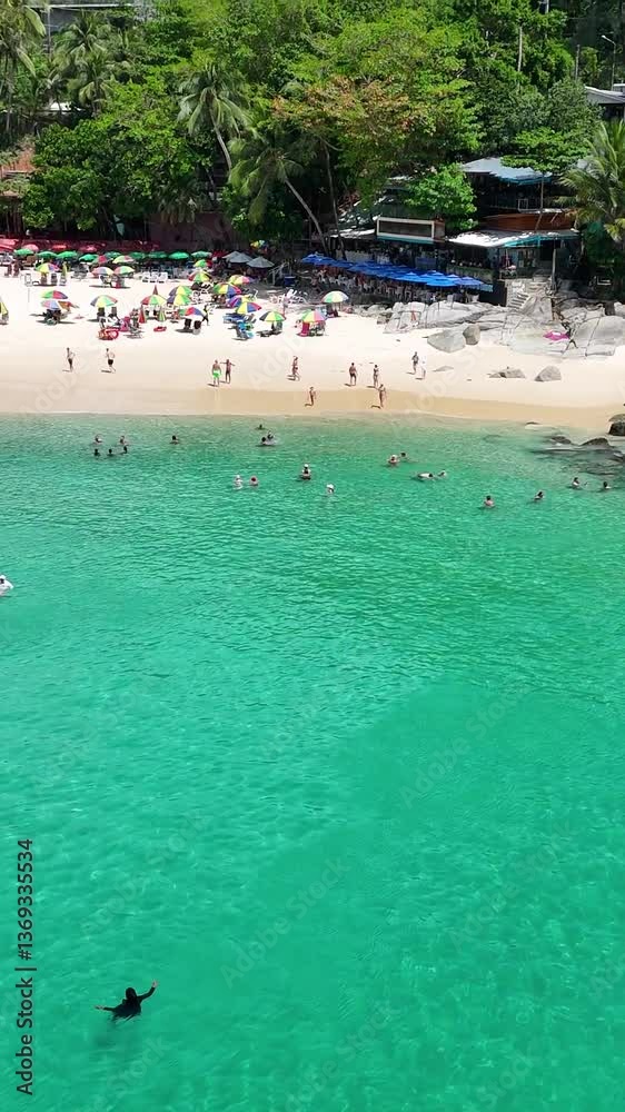Aerial View of Phuket Beachfront Aerial View of Phuket Beachfront
