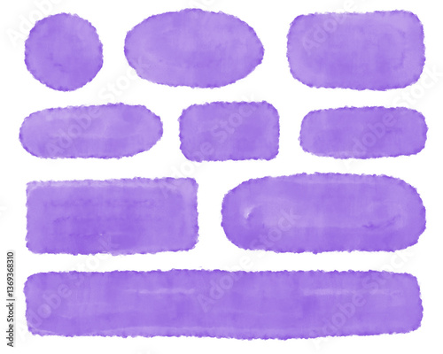 水彩テクスチャセット 