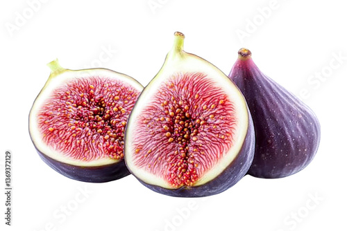 figs fruit halved ripe sweet dessert