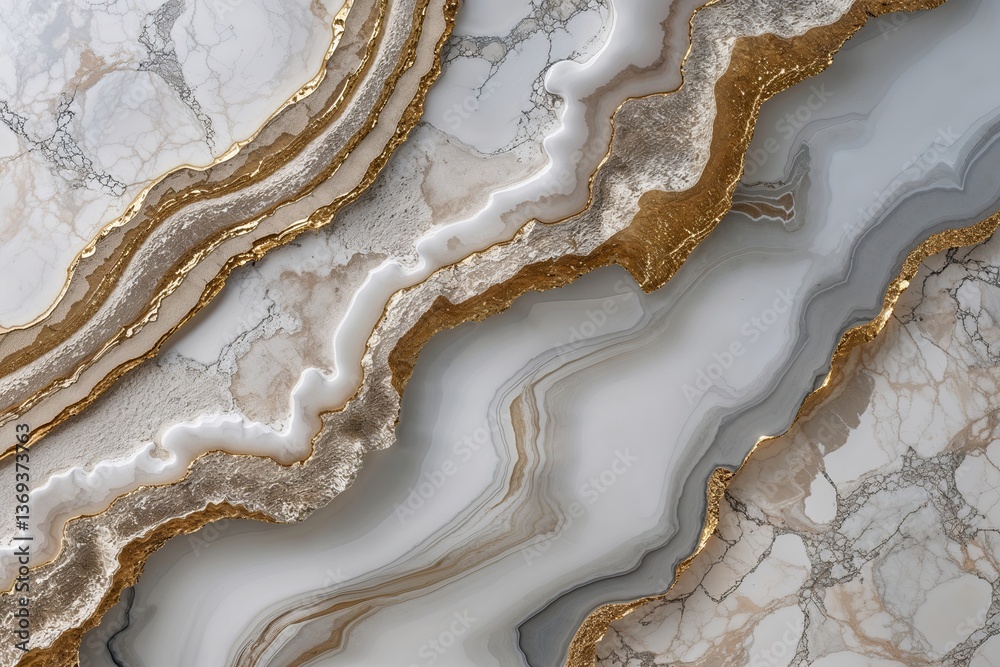 Fototapeta premium Sophisticated Marble Surface Design with Elegant Shine and Textured Finish