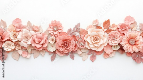 Wallpaper Mural Elegant floral arrangement studio decorative art serene environment close-up view visual aesthetics Torontodigital.ca