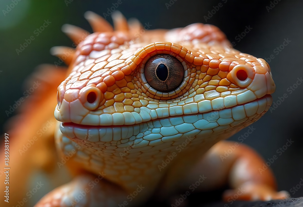 Fototapeta premium close up of a lizard