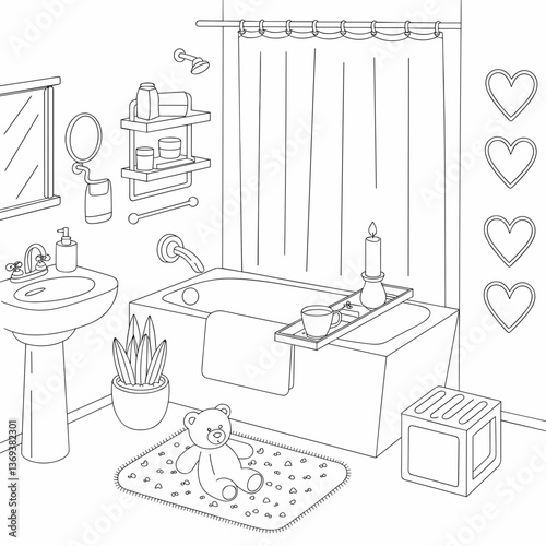 kdp cover, cover, book cover, cartoon illustration, cute coloring book cover, cute kids illustration, cartoon cover, kawaii coloring, easy and bold, kawaii cover, cozy, cozy cover, fuzzy, hygge, color