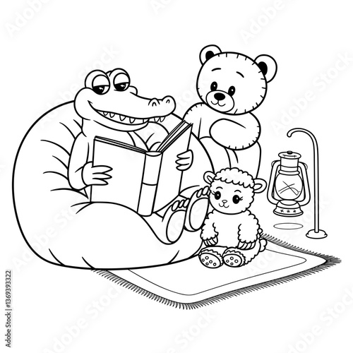 kdp cover, cover, book cover, cartoon illustration, cute coloring book cover, cute kids illustration, cartoon cover, kawaii coloring, easy and bold, kawaii cover, cozy, cozy cover, fuzzy, hygge, color
