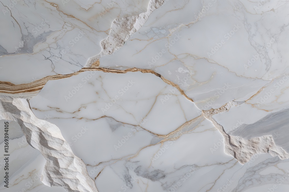Fototapeta premium Elegant White Carrara Marble Texture for Stunning Interior Design