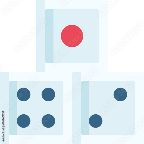 dices Illustration on a white background.