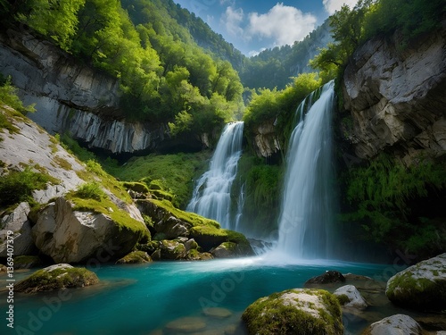 Slap Savica: Slovenia’s Unique A-Shaped Waterfall, Where Pristine Alpine Waters Emerge From a Hidden Cave and Cascade Down Limestone Cliffs Into an Emerald Pool Below