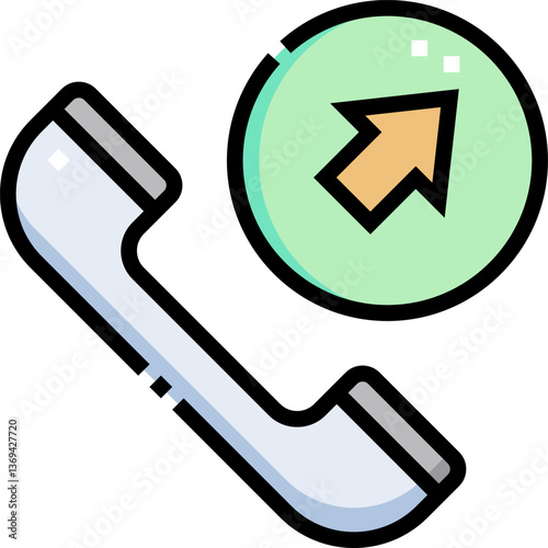 outbound Illustration on a white background.