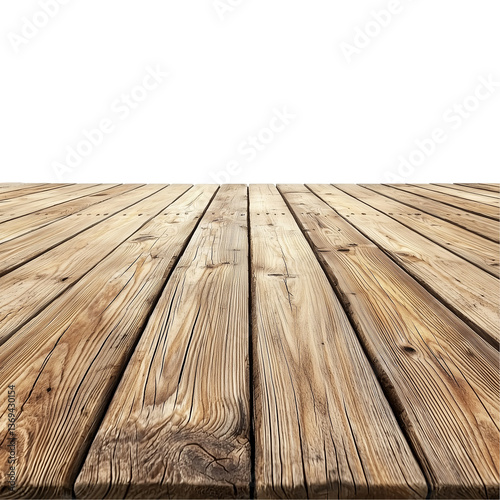 Rustic wooden planks surface texture backgroundisolated on transparent  background png photo