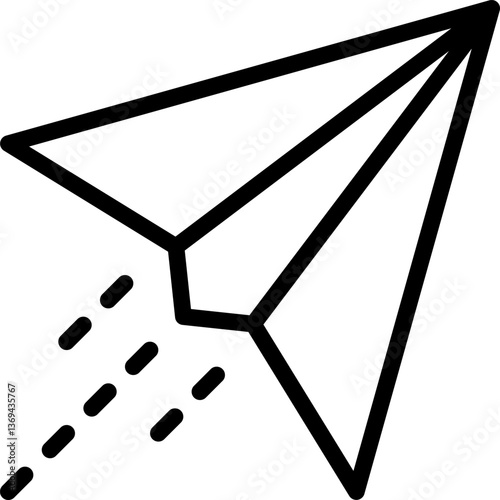 send Illustration on a white background.